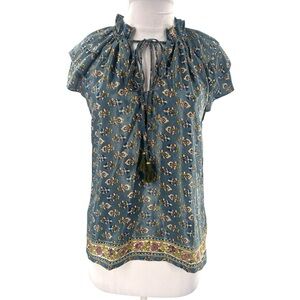 Perry Walker Collective Silk Blouse Size S